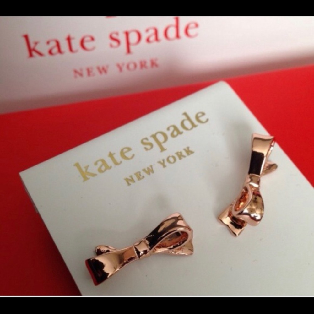 Kate Spade Gold Bow Earrings